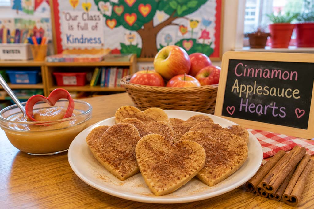 Cinnamon Applesauce Hearts Cinnamon Applesauce Hearts