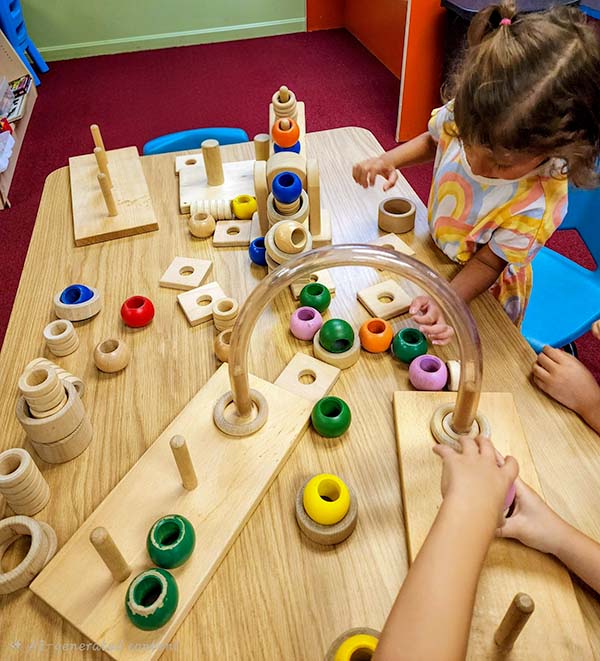 circles Playing with circle blocks
